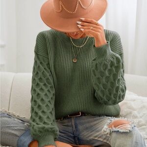 Cupshe Olive Knit Sweater